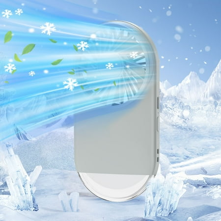 

Saleteraj Handheld Small Fan Mini USB Brushless Fan Led Lamp Large Wind Portable Fan