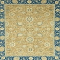 thumbnail image 1 of Ahgly Company Indoor Square Abstract Dark Green Oriental Area Rugs, 4' Square, 1 of 6