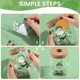 thumbnail image 3 of 18 hojas de calcomanías para el Día de San Patricio, 3,9 x 3,6 pulgadas, con diseños de gnomos, tréboles, hojas, mariposas, conejos y tazas., 3 of 9
