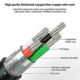 thumbnail image 3 of Firewire 800 IEEE1394B 9 Pin Male to Male Cable 1.8m Black High Speed Data Transfer, 3 of 4