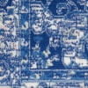 Nourison Whimsicle Persian Farmhouse Navy 4' x 6' Area Rug, (4' x 6')