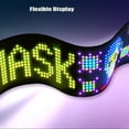 thumbnail image 4 of Justharion ABS LED Car Sign Sign Programmable LED Car Sign Car Sign Programmable LED Matrix Panel FPCB Flexible Screen Display 12*68cm, 4 of 6