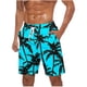 thumbnail image 1 of Pantalones Cortos para Hombre Cintura Elástica con Bolsillos Pantalones Cortos de Impresión de Moda Casual Pantalones de Playa para el Uso Diario Al Aire Libre de Primavera Verano, 1 of 5