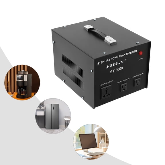 5000W Power Voltage Converter Transformer Step Up/Down AC 220V-240V/ 110V-120V