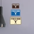 thumbnail image 2 of Classic Framed Fitness Room Sign (Navy Blue / White) - Large, 2 of 5