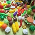 thumbnail image 2 of 120 Uds Juguete de comida de plástico TUNC Accesorios de cocina juego de comida de cocina frutas y verduras Sencillez, 2 of 5
