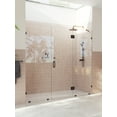 thumbnail image 7 of Glass Warehouse Ghf-94.5 Stellar 78" High X 94-1/2" Wide Hinged Frameless Shower Door -, 7 of 7