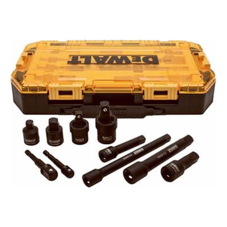 UPC: 0076174747416 | DeWalt DWMT74741 10-Pc. Impact Socket Accessory Set  3/8 & 1/2 In. Drive – Quantity 1