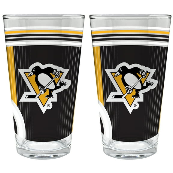 Pittsburgh Penguins Two-Piece 16oz. Pint Glass Set