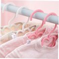 thumbnail image 4 of CRAFTHROU Multifunction White Plastic Clothes Hanger Scarf Tie Rack with Non Slip Feature, 4 of 8