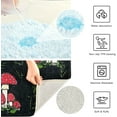 thumbnail image 7 of Coolnut Mushrooms Anti-Slip Ultra Absorbent Durable Bath Rug with Rubber Backing,24"x16", 7 of 7