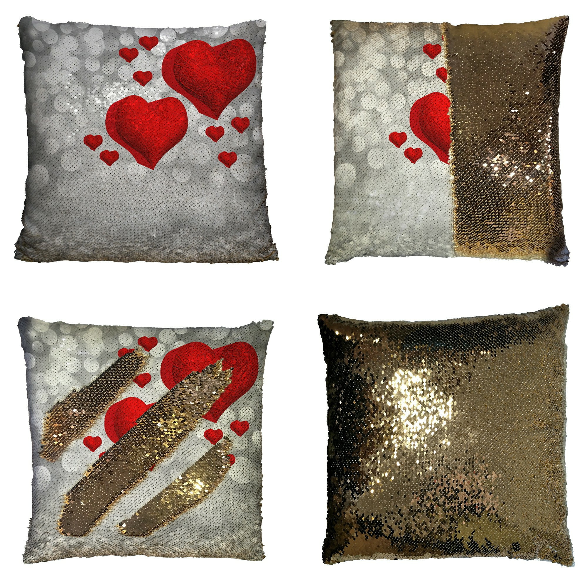 Pillow Insert is Not Included Select from Glitter or a Hand-Crystaled Design Ships from US Pillow Cover with Snowman Design