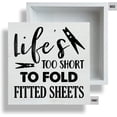 thumbnail image 4 of Zomyto 7x7 Inch Laundry Life Quote Wooden Box Sign Rustic Style Laundry Room Wood Block Tabletop Sign for Home Bathroom Shelf, 4 of 8