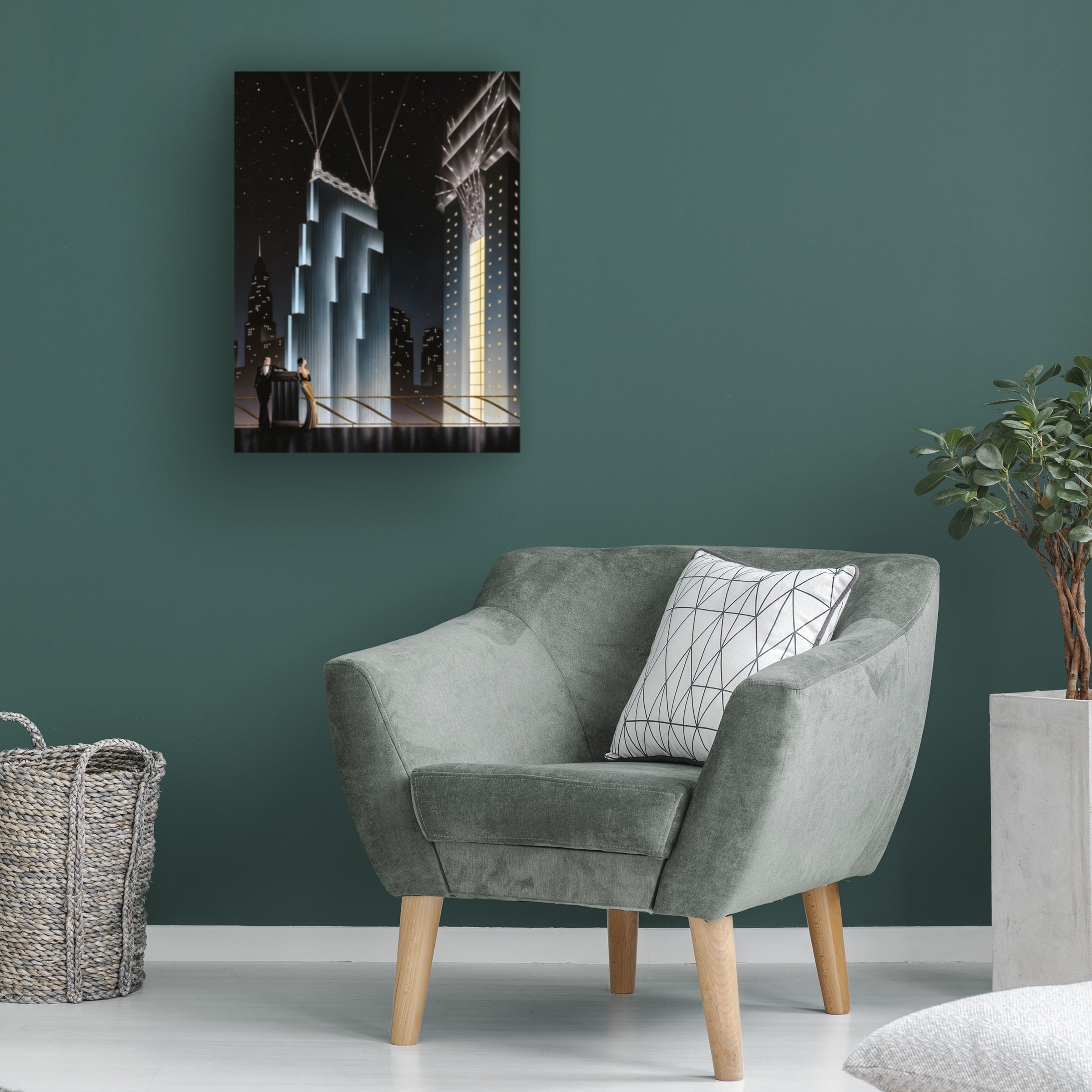 Robert Hoppe 'Into the Night' Canvas Art