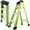 Green, variant on Fiberglass Step Ladder, Single-Sided Insulated Stepladder with Non-Slip Steps, Heavy Duty Ladder 300 lbs Capacity for Home and Work Use