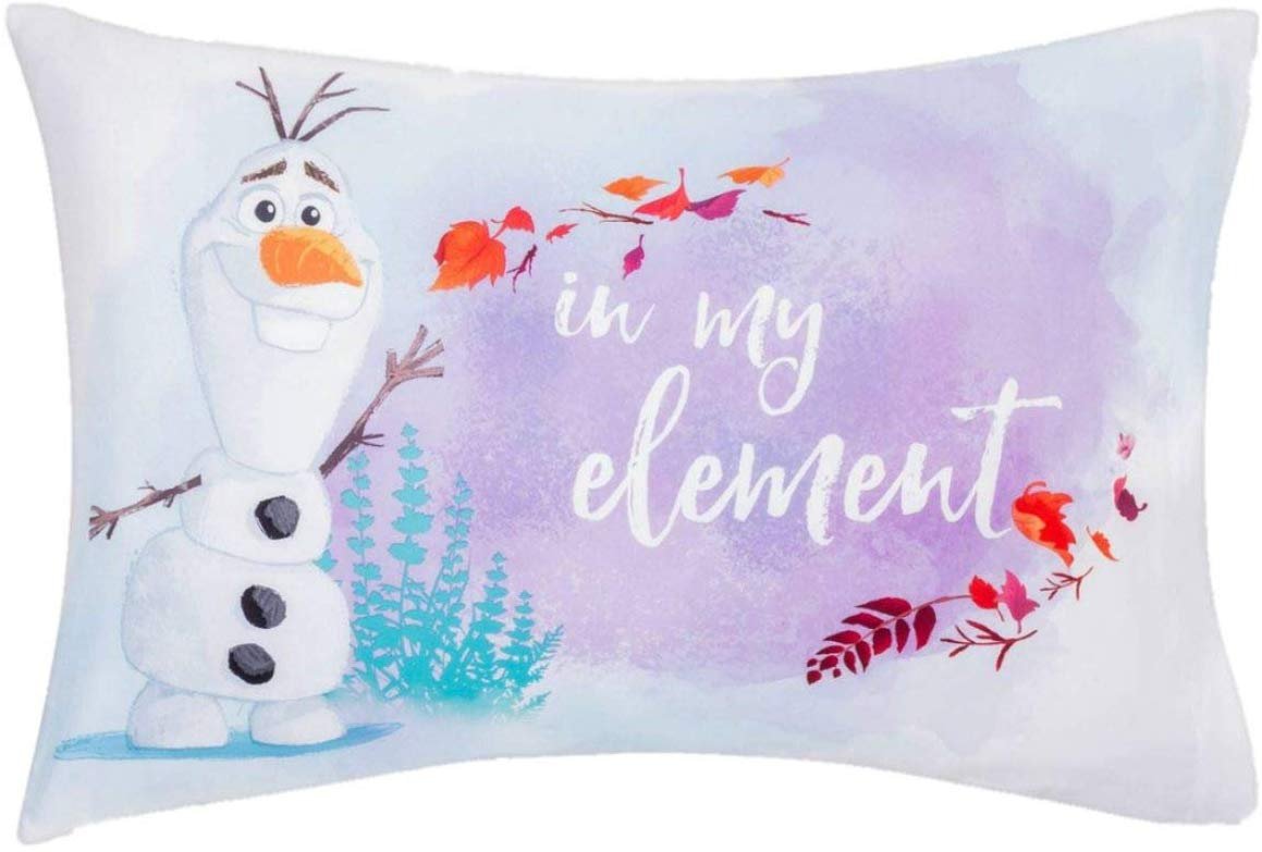 Standard Pillowcase Anna and Elsa with Olaf