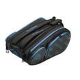 thumbnail image 4 of Mochila de tenis correa multifuncional de hombro ajustable para viajes de campamento Azul negro, 4 of 8