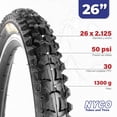 thumbnail image 2 of Llanta para bicicleta R26 x2.125 negra negro, 2 of 4