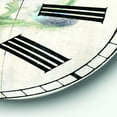 thumbnail image 3 of Designart 'Blossoms on Birch Cottage Bouquet II' Farmhouse wall clock, 3 of 3