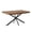 Rustic Brown, variant on Gzxs 55.11"-70.86" Extendable Dining Room Table for 4-8, Modern Rustic Kitchen Expanding Table, Wooden Long Large Expandable Dining Room Transformer Table Conference Table for Kitchens (Gray)