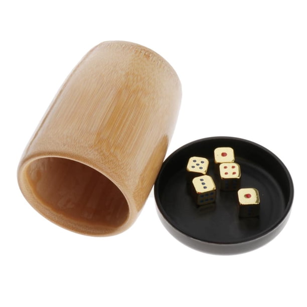 Taza de dados profesion con de dados de 5 puntos para jugar a s, pub , bar, , temático, dados, favores de , regalos Yotijar Dados D6 de seis caras