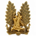 thumbnail image 4 of Elegant Metal Decorative Couple Showpiece with Peacock Design | Premium Golden Finish Tabletop Decor Figurine | Artistic Home & Office Display Accent, 4 of 4