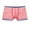 Red, variant on Men's Sexy Sheer Mesh Boxer Briefs Transparent Underwear Shorts Underpants