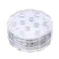 thumbnail image 4 of Submersible Pool Light with IR Remote Control Dimmable 10pcs RGBW LEDs Pond Fountain Lamp 16 Colors & 4 Lighting Modes IP68 Waterproof Underwater Light 3 * AAA Battery(not included) Powered, 4 of 8
