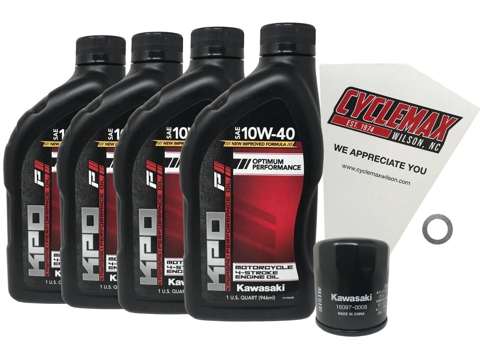Cyclemax 2003-2007 Genuine OEM Kawasaki STX 12F Jet Ski Oil Change