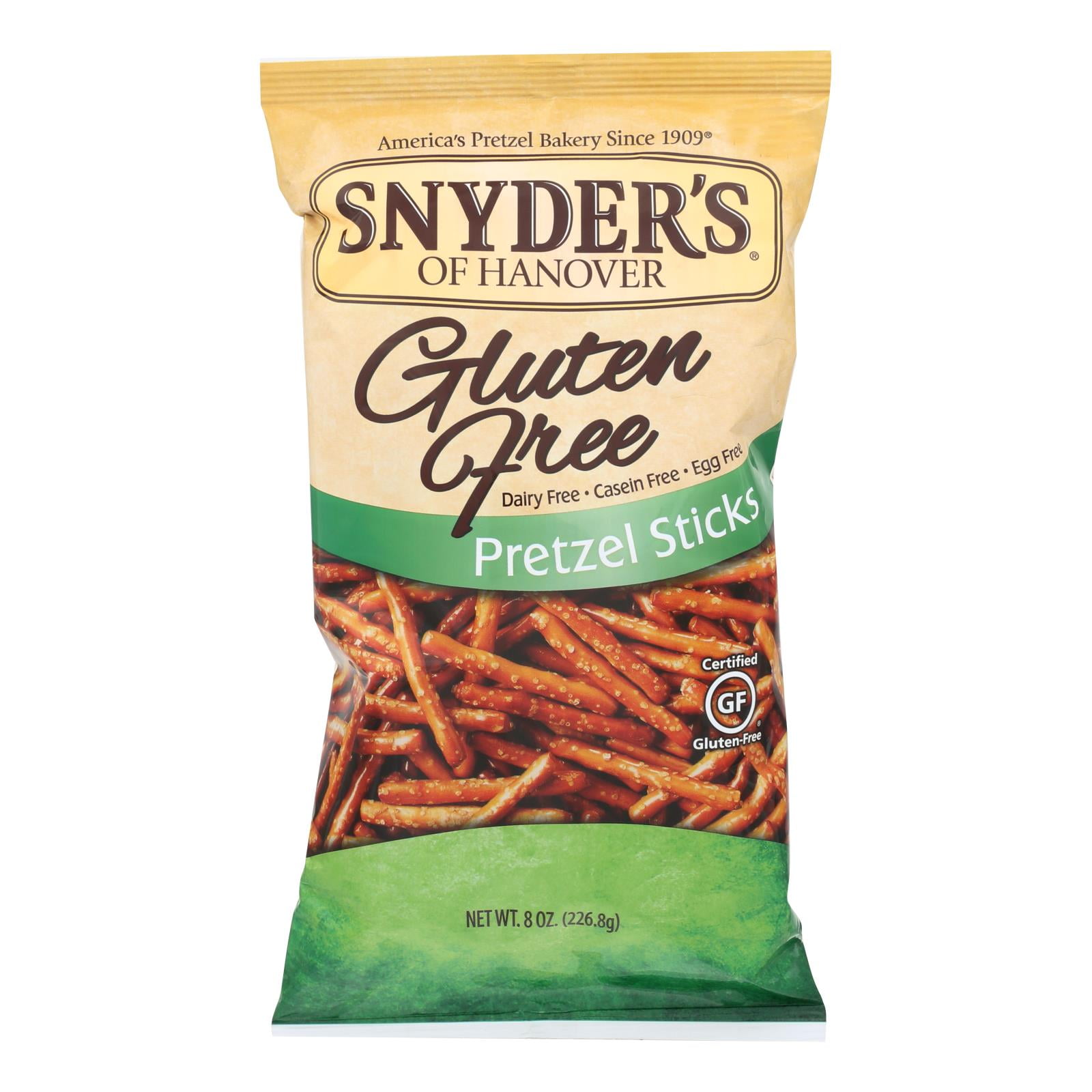Snyder's of Hanover Pretzel Sticks Gluten Free Case of 12 8 oz