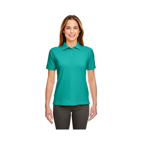 UltraClub Women's Classic Pique Polo Shirt, Style 8530