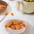 thumbnail image 4 of 9.4 Inch Air Fryer Silicone Pot, 2 Pcs Reusable Air Fryer Basket, Dishwasher Safe Air Fryer Basket Accessories for Baking Roasting Oven Microwave,Section a, 4 of 5