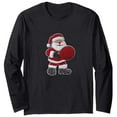 thumbnail image 2 of Uootdi Christmas Long Sleeve Shirts Gift for Women Tunic Blouses Cute Xmas Printed Tops Crew Neck Graphic Tees, 2 of 6