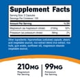 thumbnail image 2 of Nutricost Potassium (99 mg) Magnesium (210 mg) Citrates, 240 Capsules - Supplement, 2 of 7