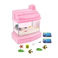 thumbnail image 1 of Juguete de acuario de tanque falso para niños, juguete novedoso y divertido, tanque de peces artificiales, acuario simulado para niños, niñas y niños rosa Baoblaze Juguetes para acuarios, 1 of 8