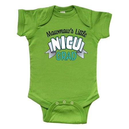 

Inktastic Mawmaw s Little Nicu Grad in Blue with Banner Gift Baby Boy or Baby Girl Bodysuit