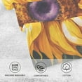 thumbnail image 4 of SKYSONIC Sunflower Vintage Hand Towels, 2 PCS, 16"x28", Cotton Bath Towel Water Absorbent Lightweight Quickdry Towels for Bathroom Ktichen Travel Gym, 4 of 7