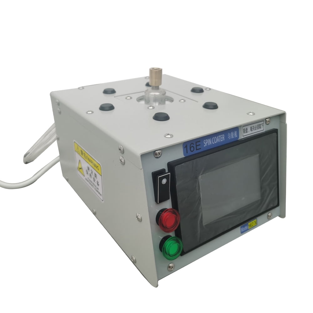Lab Spin Coater Spin Processor Glue Spin Coating Machine with 20mm&50mm Sucker Speed 100-8000RPM