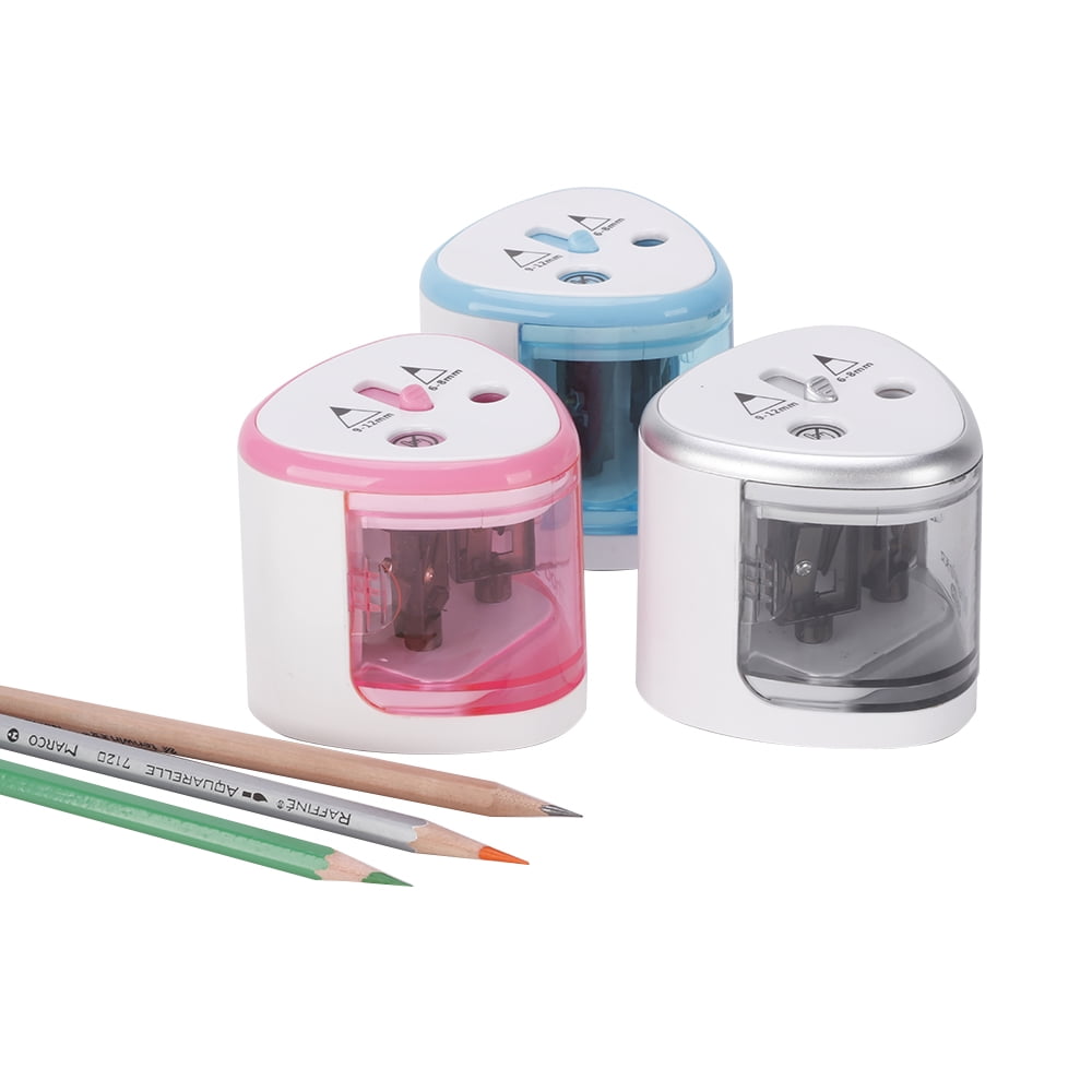 Tenwin Electric Pencil Sharpener, 2 Holes, Blue