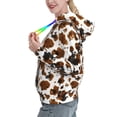 thumbnail image 2 of Haiem Cow Tie Dye for Women's Fashion Hoodies & Sweatshirts with Kangaroo Pocket,Hooded Sweatshirt with Eye-catching Drawstrings-Medium, 2 of 7