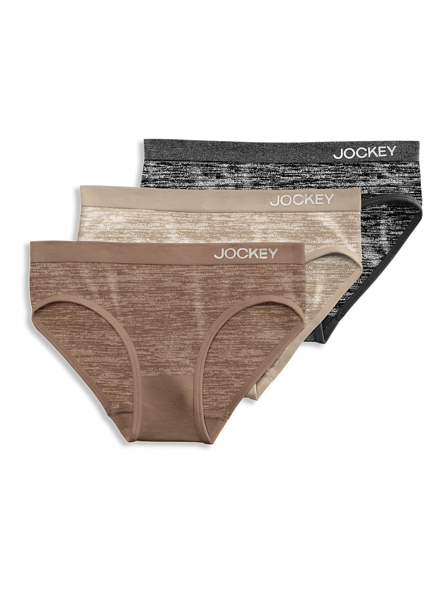 Jockey® Essentials Girls’ Seamfree® Hipster - 3 pack, Sizes S-XL (6-16)