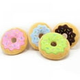 thumbnail image 4 of Topumt Donuts Durable Plush Dog Toys with Squeakers, 4 of 4