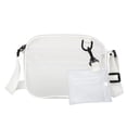 thumbnail image 1 of Mini bolso de hombro transparente de gelatina de PVC para mujer, bolso de mensajero con cremallera para niña Likrtyny  multifunción de oficina, 1 of 6