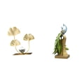 thumbnail image 1 of Escultura De Hojas De Pavo Real, Adorno Decorativo Para Estantería, Decoración Moderna Para El Hogar, Figura Coleccionable Para Escritorio, Dormitorio U Oficina, Centro De Mesa, Regalo, 1 of 8