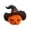 Purple, variant on Aximioll Halloween Creepy Ghost Witch Pumpkin Ornaments — Dark Tones with Eerie Aura, Halloween Decorations for Snack Tables, Dessert Stations & Halloween Party Setups for Parties with spooky setups