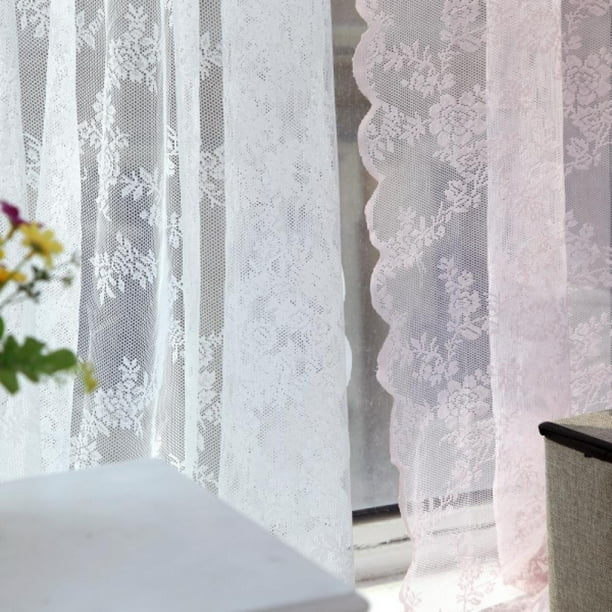Lace curtain fabric deals