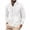 White, variant on Bomber Jacket Men Fall Winter Full Zip up Coats Trendy Solid Long Sleeve Waffle Knit Tops Going Out Outerwear with Pockets Size M