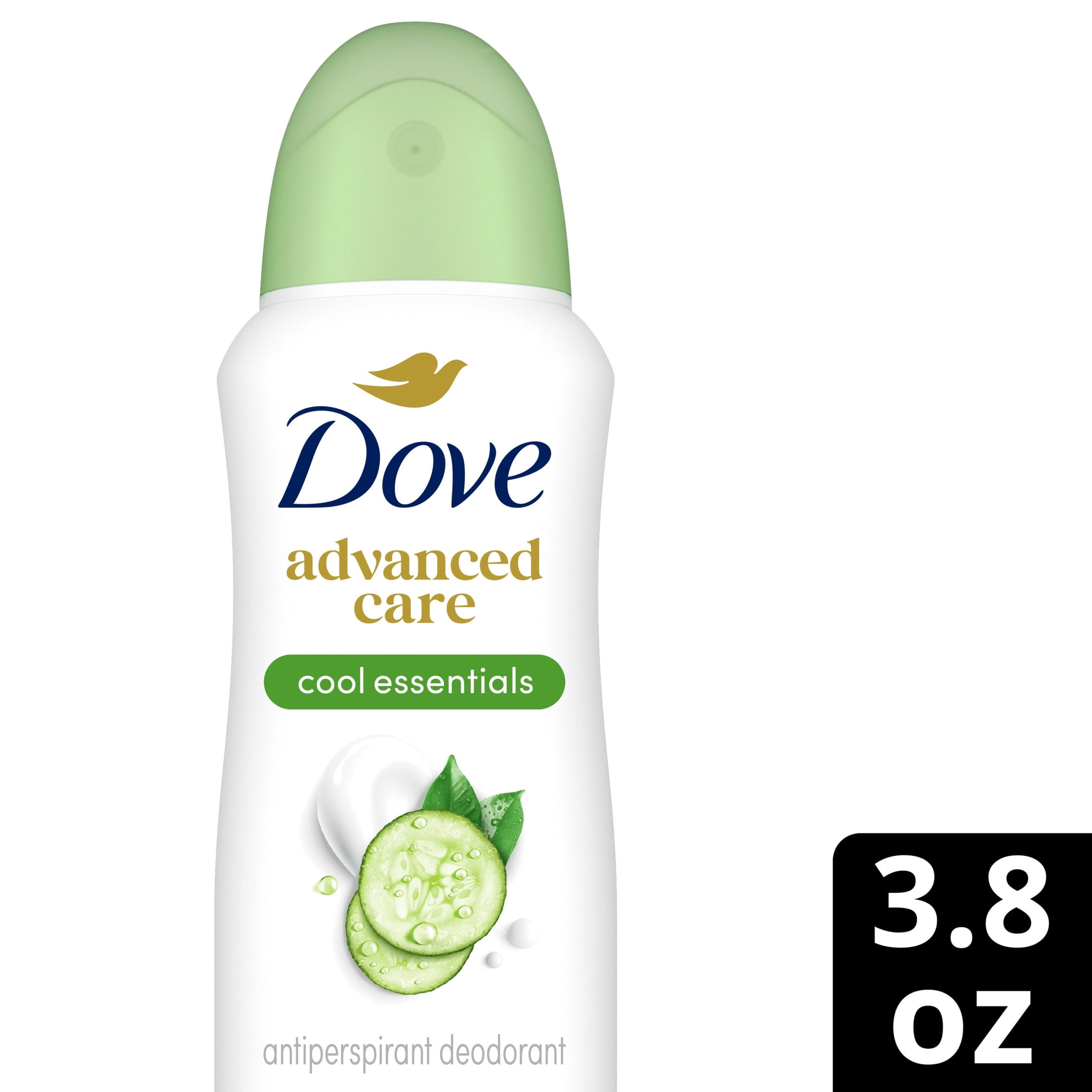Dove Advanced Care Antiperspirant Deodorant Dry Spray For Helping Your Skin Barrier Repair After Shaving Cool Essentials With Pro Ceramide Technology, 3.8 oz