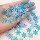 thumbnail image 3 of 1000 piezas de copos de nieve y confeti para decoraciones navideñas, confeti de invierno, paquete de fiesta de nieve para bodas, cumpleaños, fiestas navideñas, suministros de decoración de, 3 of 8