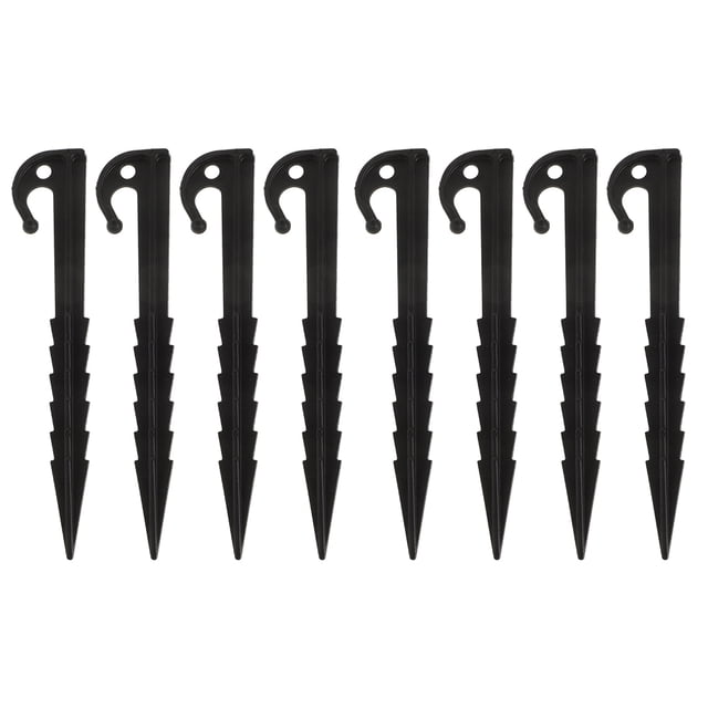 unbranded 20Ud Clavos Para Tienda De Negro De Plástico Y Resistente Para Jardín